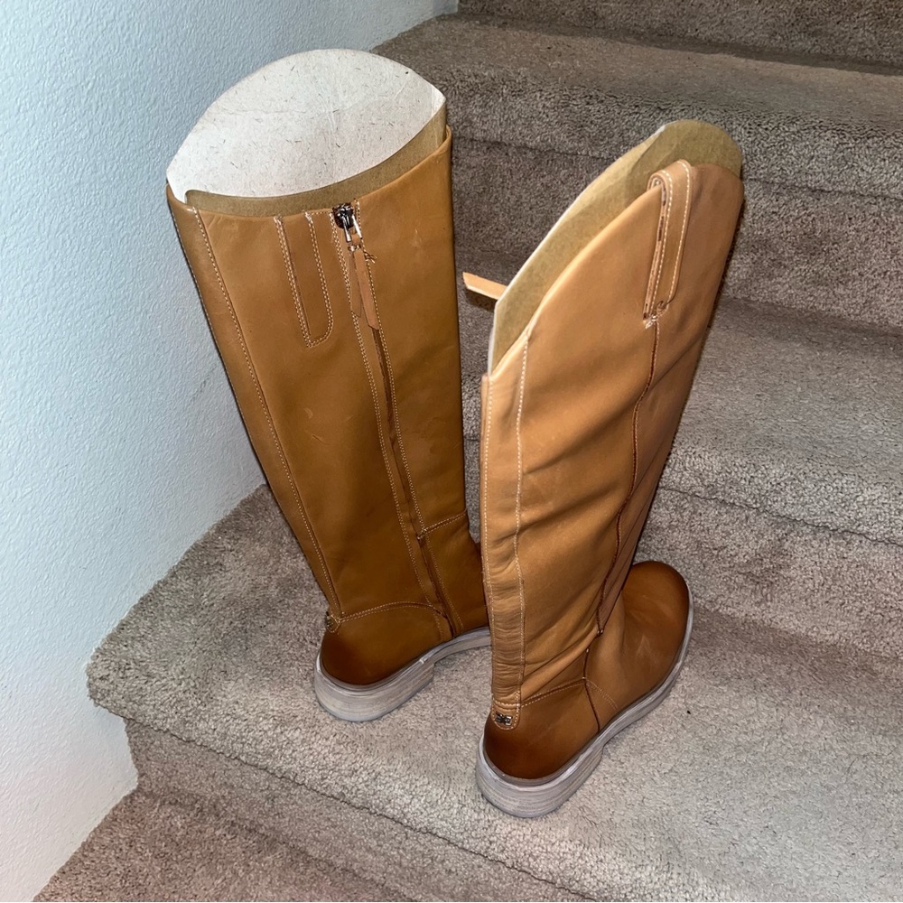 Brand new Sam Edelman Womens Fable Beige Knee-High Boots Shoes 8 & 8.5 M - Picture 8 of 9